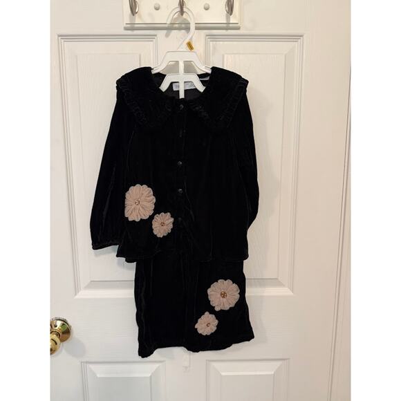 Copied - Zara Girl Velour Holiday Set - Picture 1 of 7